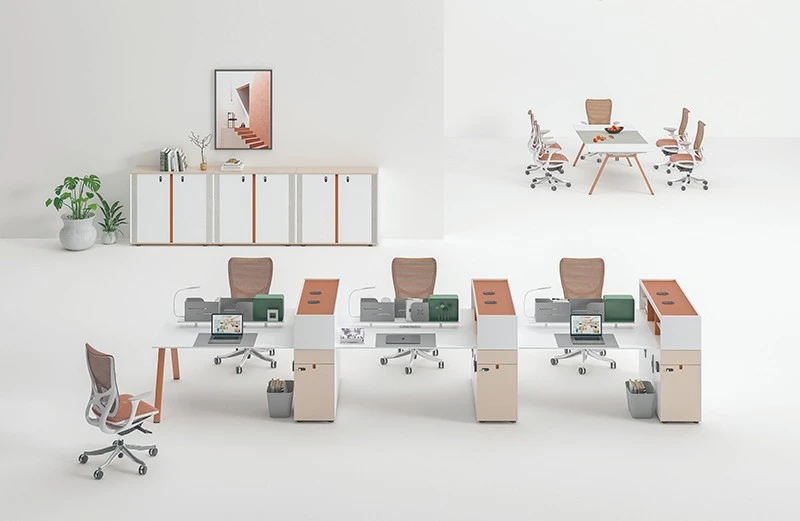 High-End Four-Person Screen Desk high quality